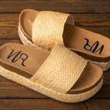 Anna Sandals in Natural