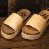 Anna Sandals in Natural