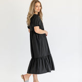 Ava Square Neck Midi Dress