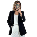 Women's Corduroy Blazer – Slim-Fit Elegant Workwear Jacket