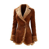 Thick Fleece Fur Lined Winter Coat