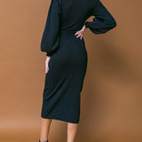 ADORABLE IDEAL SWEATER MIDI DRESS