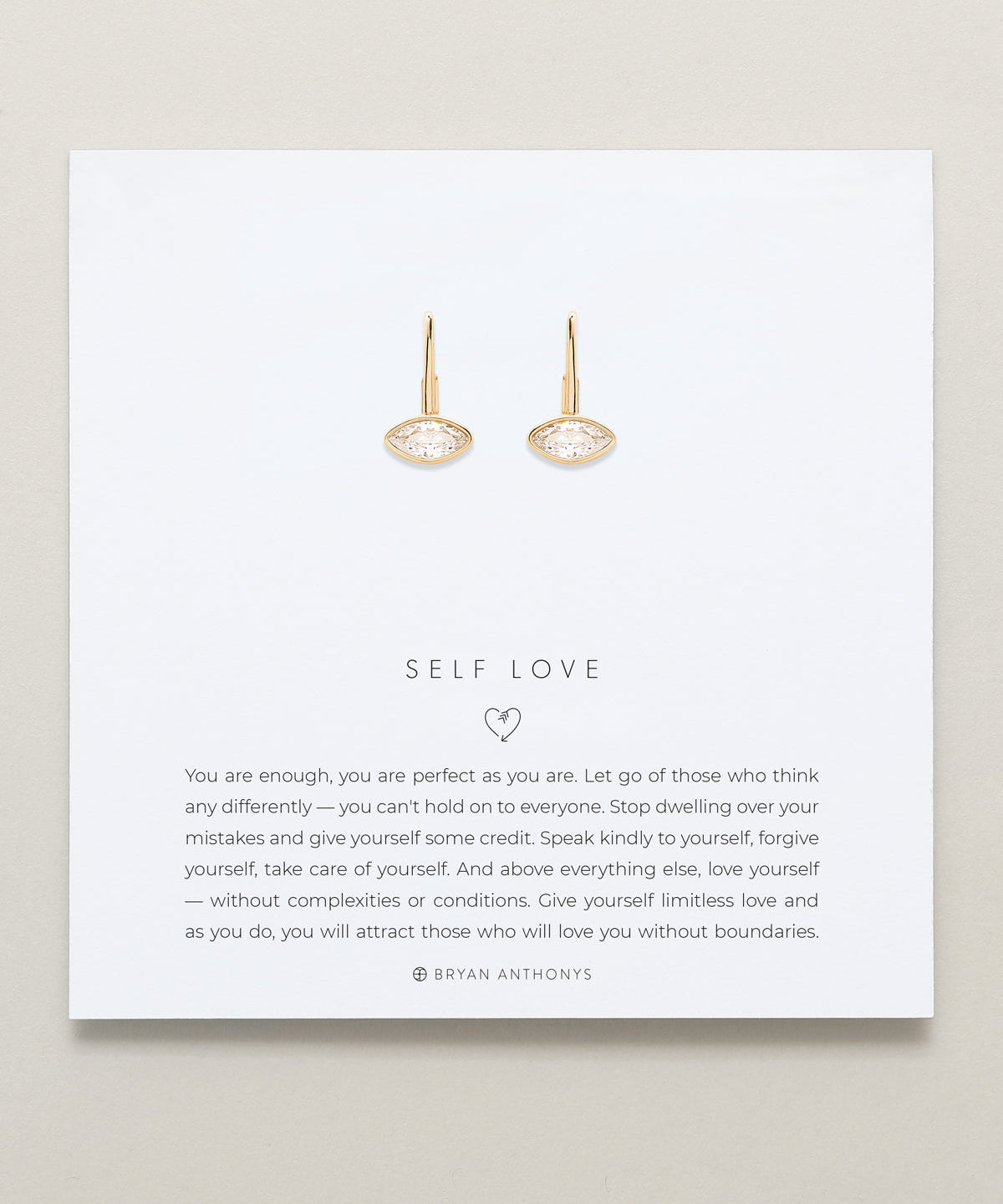 Self Love Marquise Drop Earrings