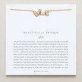 Beautifully Broken & Grit Layered Necklace Set