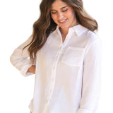 Bailey Cotton Gauze Button Down Top