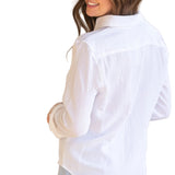Bailey Cotton Gauze Button Down Top