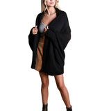 Bat Sleeve Knit Cardigan