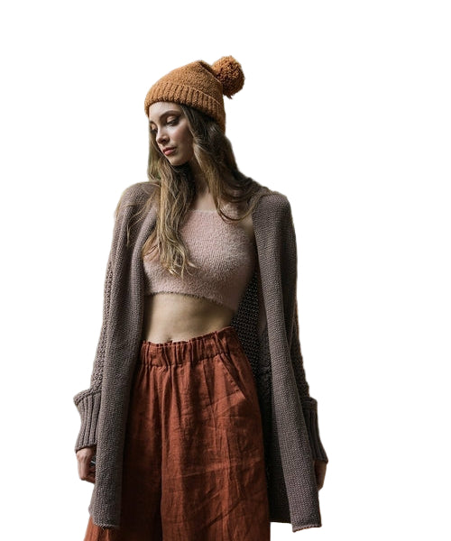 Bat Sleeve Knit Cardigan
