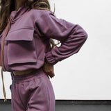 Jersey vibes sweatsuit