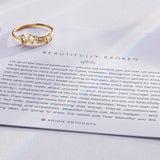 Beautifully Broken Bundle: Necklace + Ring Set