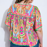 SPARKLY ENERGY WOVEN TOP