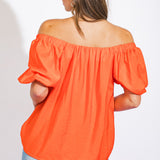CALL TO ACTION WOVEN TOP