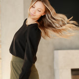 Blake Cinched Sleeve Blouse