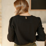 Blake Cinched Sleeve Blouse