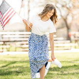 Braylyn Floral Midi Skirt - FINAL SALE