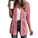 Knitted Loose Jacket – Casual Versatile Long Sleeve