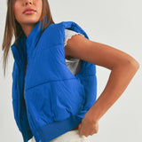 Crop Puffer Vest