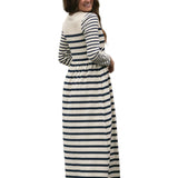 Celeste Striped Knit Maxi Dress