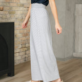 Clarise Striped Premium Knit Maxi Skirt