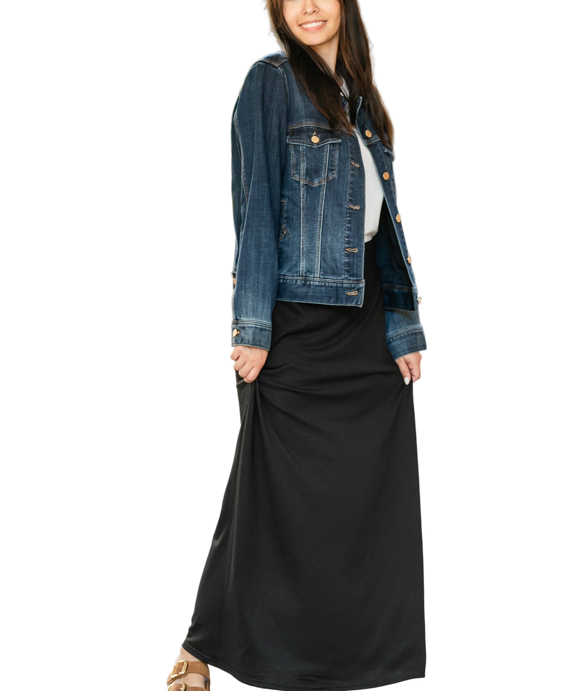 Clarise Premium Knit Maxi Skirt
