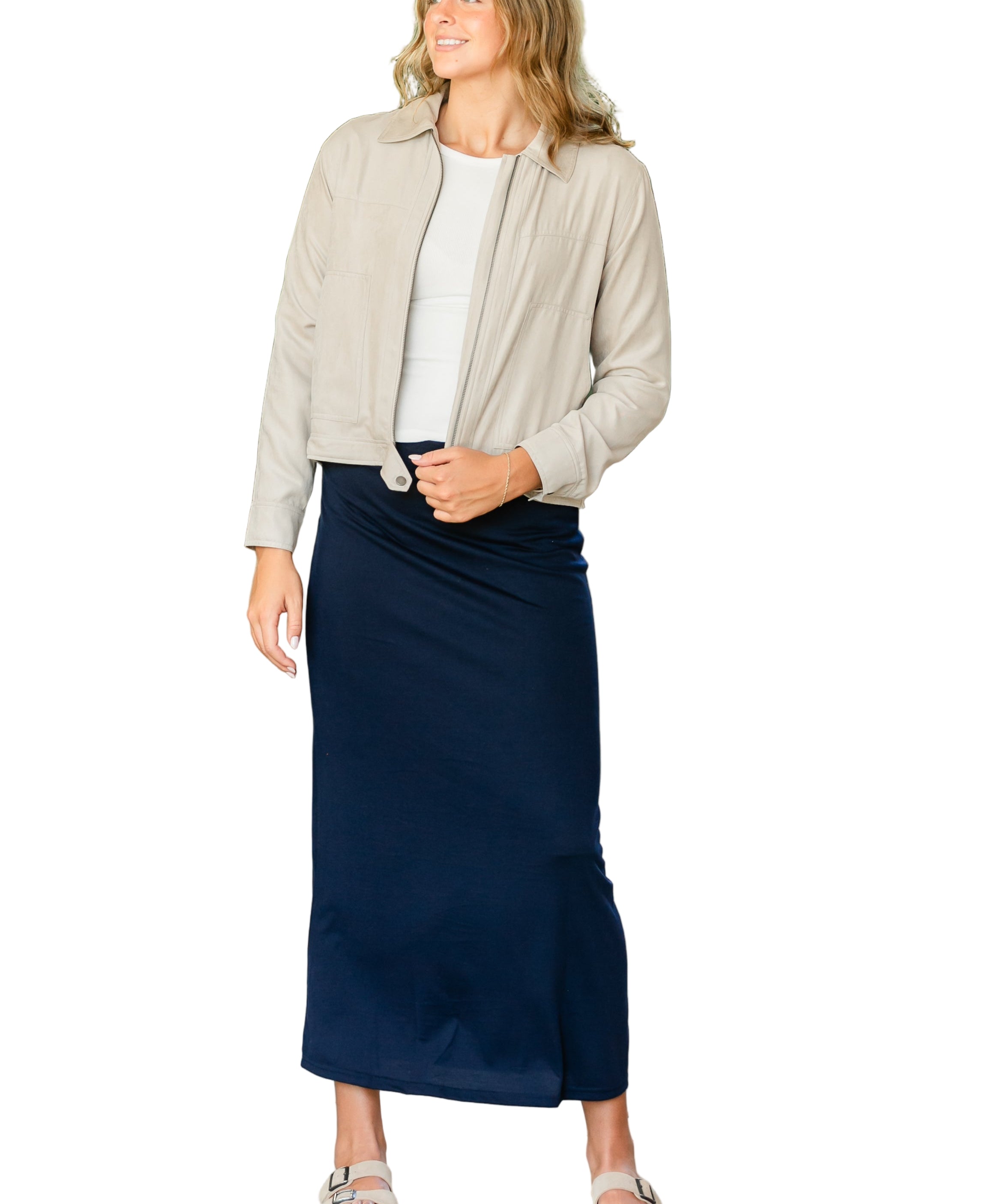 Clarise Premium Knit Maxi Skirt