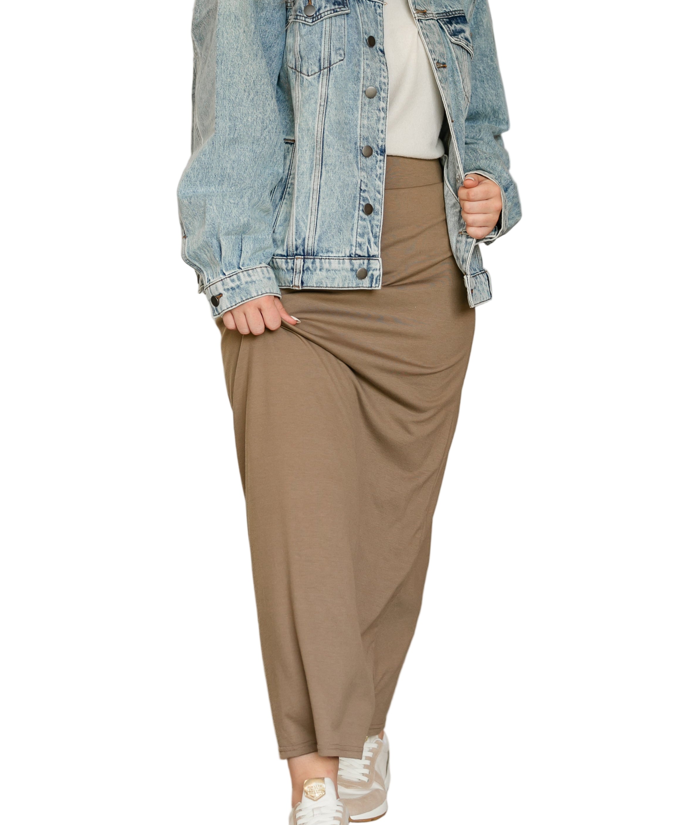 Clarise Premium Knit Maxi Skirt