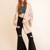 Cozy Chic Bat Wing Bliss Knit Cardigan