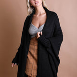 Cozy Chic Bat Wing Bliss Knit Cardigan