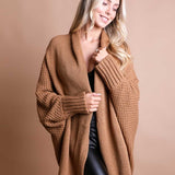 Cozy Chic Bat Wing Bliss Knit Cardigan