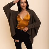 Cozy Chic Bat Wing Bliss Knit Cardigan