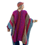 Cuddle Season Crochet Patterned Ruana