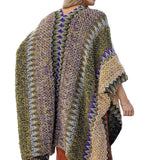 Cuddle Season Crochet Patterned Ruana