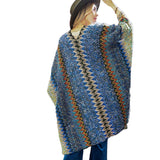 Cuddle Season Crochet Patterned Ruana