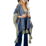 Cuddle Season Crochet Patterned Ruana