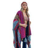 Cuddle Season Crochet Patterned Ruana