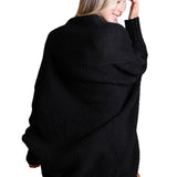 Cozy Chic Bat Wing Bliss Knit Cardigan