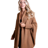 Cozy Chic Bat Wing Bliss Knit Cardigan