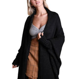 Cuddly Bat Sleeve Knit Cardigan