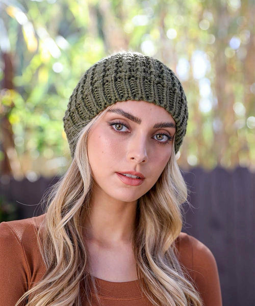 Cute Textured Pom Beanie