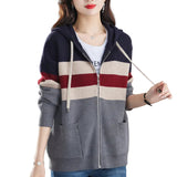 Women's Loose-Fit Wave-Detail Open-Front Cardigan Coat