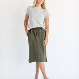 Dani Everyday Midi Skirt