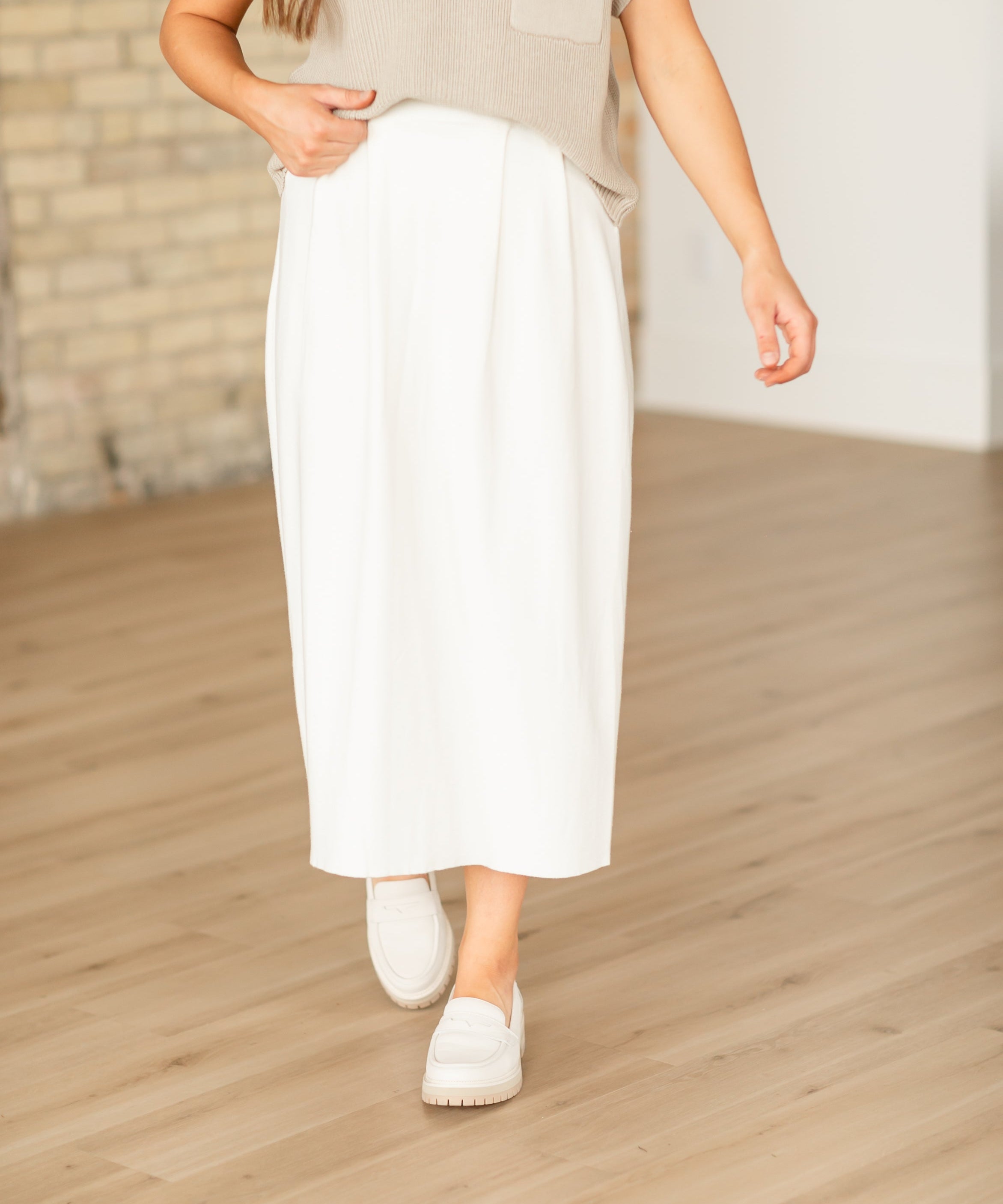 Danya Knit Sweater Set Top + Skirt