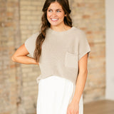 Danya Knit Sweater Set Top + Skirt