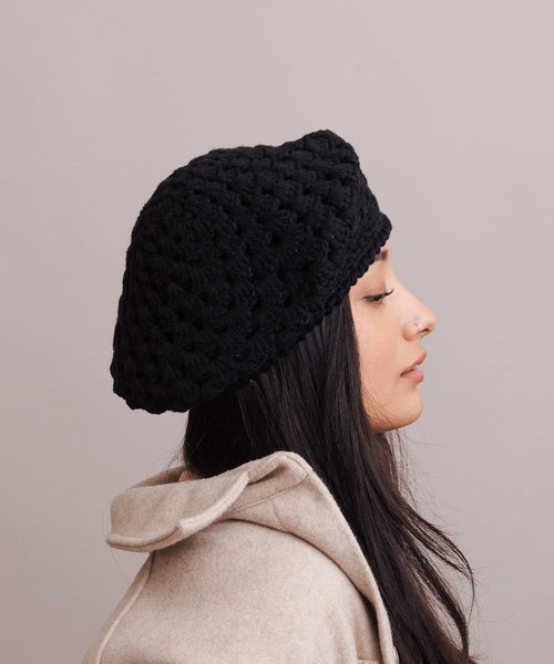 Darling Crochet Knitted Beret