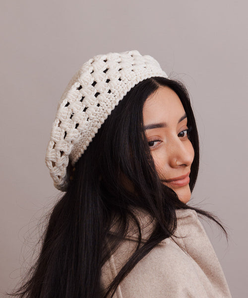 Darling Crochet Knitted Beret