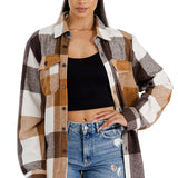 Boyfriend Oversized Soft Flannel Shacket FL503