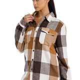 Boyfriend Oversized Soft Flannel Shacket FL503