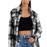 Boyfriend Oversized Soft Flannel Shacket FL506