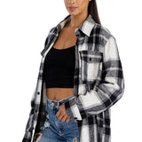 Boyfriend Oversized Soft Flannel Shacket FL506
