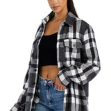 Boyfriend Oversized Soft Flannel Shacket FL505